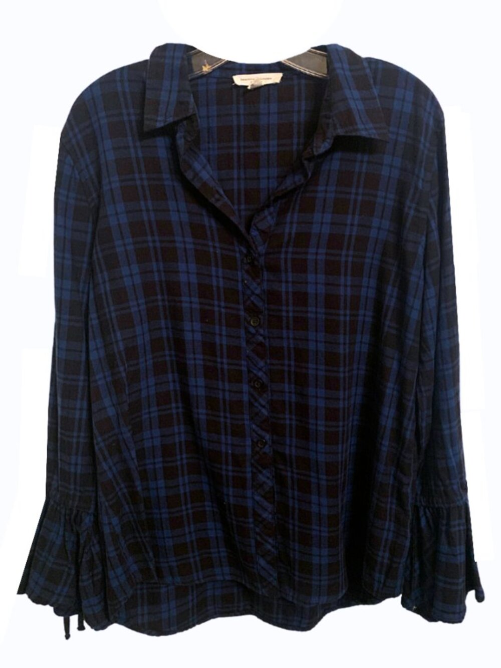 BeachLunchLounge Plaid Popover Top